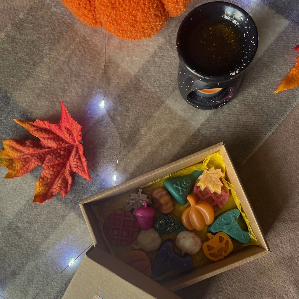 Ръчно изляти восъчни мелтове 100 грама - есенни фигурки🍂