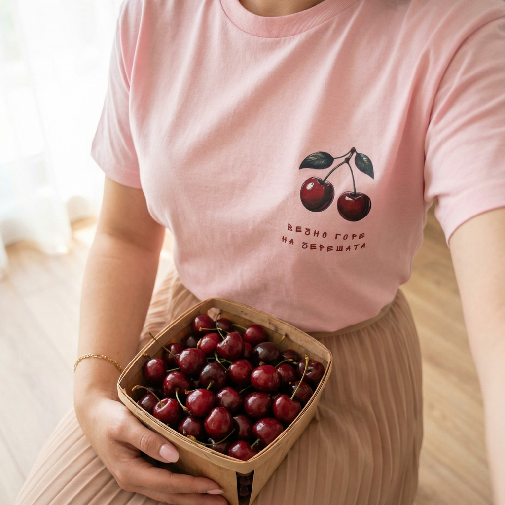 Тениска - Вечно горе на черешата 🍒